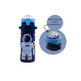 MUGGLE Kırtasiye ve Oyuncak Dünyası MUGGLE Pipetli Çelik Matara MT-2635 Uzay Desenli 550 Ml MT2635