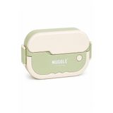 MUGGLE Ms-10 Paslanmaz Çelik Beslenme Kabı Bölmeli Sızdırmaz 700 ml. Lunch Box Yemek Saklama Kabı