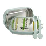 Muggle Ms-26 304 Paslanmaz Çelik Geeniş Tek Bölmeli 850 ml Beslenme Yemek Kabı/kutusu - Tekli