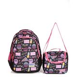 Muggle MU-001 Sweet Siyah 2'li Okul Sırt Çantası