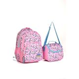 Muggle MU-003 Unicorn Pembe Okul Sırt Çantası Set