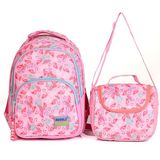 Muggle MU-004 Flamingo Okul Sırt Çantası 2'li Set Pembe - Açık Pembe