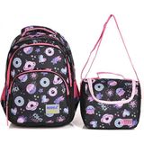 Muggle MU-008 Sweet Space Siyah 2'li Okul Sırt Çantası Set