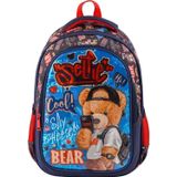 Muggle MU-3809 2 Bölmeli Cool Bear Okul Sırt Çantası