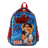 Muggle MU-3823 Cool Bear Desenli Anaokulu Çantası