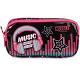 Muggle MU-7181 / STD Siyah Music Çocuk Kalem Çantası