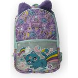 Muggle MU-7372 Sweet Cat Mor Okul Çantası - 1 - Çok Renkli