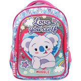 Muggle MU-8744 2 Bölmeli Sevimli Cute Koala Desenli Okul Sırt Çantası