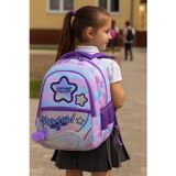 Muggle MU-9026MERMAID Okul Çantası | Işıltılı Mor Pembe Sırt Çantası