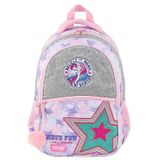 Muggle MU-9029 Unicorn Desenli Kız Çocuk Parlak Ilkokul Çantası Pembe