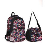 Muggle MU-9062 2 Bölmeli Smile Desenli Okul Sırt Çantası