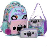 Muggle MU-9102 My Koala Bear 3’lü Okul Seti (Sırt Çantası + Beslenme Çantası + Kalemlik)