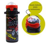 Muggle Pipetli Celik Matara Mt-2635 Araba Desenli Siyah 550 Ml
