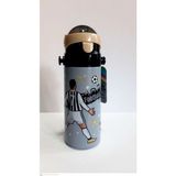 Muggle Pipetli Çelik Matara Soccer Desenli 550 ml