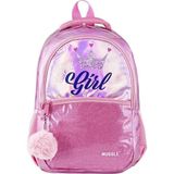 Muggle Super Girl Okul Çantası 3 Lü Set