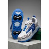 MUGGO FLOW Çocuk Işıklı Patenli Tekerlekli Sneaker Spor Ayakkabı