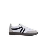 Muggo GARCİA Garantili Unisex Ortopedik Günlük Bağcıklı Yürüyüş Koşu Sneaker Spor Ayakkabı BEYAZ - SİYAH 38