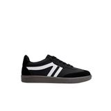 Muggo GARCİA Garantili Unisex Ortopedik Günlük Bağcıklı Yürüyüş Koşu Sneaker Spor Ayakkabı SİYAH 37