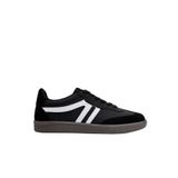 Muggo GARCİA Garantili Unisex Ortopedik Günlük Bağcıklı Yürüyüş Koşu Sneaker Spor Ayakkabı SİYAH 41