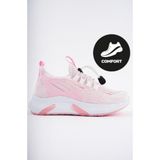 Muggo JETSON Günlük Unisex Çocuk Garantili Bağcıklı Rahat Sneaker Spor Ayakkabı PUDRA 29