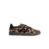 Muggo LEOPARD Garantili Kadın Ortopedik Günlük Bağcıklı Yürüyüş Leopar Desenli Sneaker Spor Ayakkabı Leopar 37