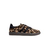 Muggo LEOPARD Garantili Kadın Ortopedik Günlük Bağcıklı Yürüyüş Leopar Desenli Sneaker Spor Ayakkabı Leopar 38