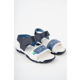 Muggo MİCKEY Garantili Günlük Ortopedik Hafif Taban Tek Bant Cırtlı Unisex Çocuk Sandalet