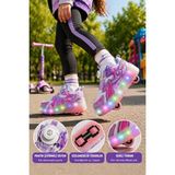 Muggo Pato Mor Çocuk Işıklı Patenli Tekerlekli Sneaker Spor Ayakkabı