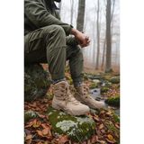 Muggo Ranger Tactical Askeri Fermuarlı Ve Bağcıklı Postal Çöl Botu Bej