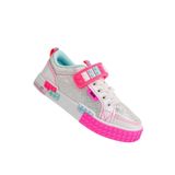 Muggo SONİC Garantili Legolu Bağcıklı ve Cırtlı Ortopedik Çocuk Sneaker Spor Ayakkabı GÜMÜŞ 33