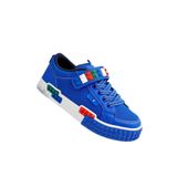 Muggo SONİC Garantili Legolu Bağcıklı ve Cırtlı Ortopedik Çocuk Sneaker Spor Ayakkabı MAVİ 34