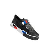 Muggo SONİC Garantili Legolu Bağcıklı ve Cırtlı Ortopedik Çocuk Sneaker Spor Ayakkabı SİYAH 34