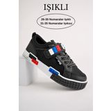 Muggo SONİC Garantili Legolu Bağcıklı ve Cırtlı Ortopedik Çocuk Sneaker Spor Ayakkabı