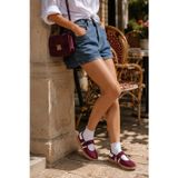 Muggo Speed Kadın Cırtlı Rahat Taban Günlük Sneaker Babet Ayakkabı