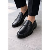MUGGO VOGAYER Hakiki Deri Erkek Günlük Klasik Loafer Ayakkabı