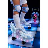 Muggo Wıngs Çocuk Kanat Detaylı Işıklı Patenli Tekerlekli Sneaker Spor Ayakkabı
