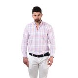 Mugi Rahat Kesim Cepli Yazlık Erkek Gömlek - XXL - Pembe