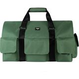 Mugo Multi-Pocket Spor Çantası Petrol Yeşili - Kurşun Saten
