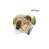 Mugs and love Kişiye özel fotğraflı kalp şeklinde puzzle yapboz