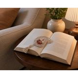 Muguetarts %100 El Emeği Dantel Angles Kitap Ayracı - 1 Adet - Galata