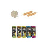 Muhabbet Kuşu Ödül & Vitamin Destek Seti – Mineral Blok, 10’lu Kraker ve Kuş Vitaminleri