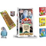 Muhabbet Kuşu Yemi Full Set Herşey Dahil(Kızıştırıcı Yem, Konuşturucu Yem, Gaga Taşı Vb.) - Tam Set