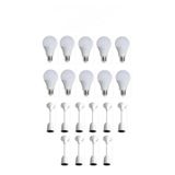 Muhafazalı Porselen Asma Duy Takımı 10w Led Ampül 10lu Set Paket