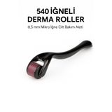 MUHEN 540 Iğneli 0,5 Mm Iğne Derma Roller Titanyum Uçlu Saç Sakal Çıkarıcı Bakım