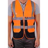 Mühendis Tipi İkaz Yeleği Turuncu (Xxl)