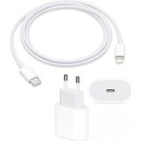 MuhendisTech MuhendisTech iPhone 20W Tüm Serilerle Uyumlu Hızlı Şarj Aleti Adaptör ve Kablo Set 6 7 8 x 11 12 13 14 Pro Max MuhendisTech - Beyaz