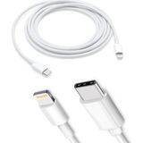 MuhendisTech MuhendisTech iPhone 20W Watt Type C To Lightning Uyumlu Hızlı Şarj Kablosu 1 Metre iPhone 7 8 x Xr 11 12 13 14 Pro Max Plus MuhendisTech - Beyaz