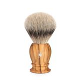 Mühle Classic Tıraş Fırçası - Gümüş Uçlu Porsuklu Tıraş Fırçası - Orta - İnce Zeytin Ağacından Saplı - El Yapımı
