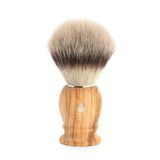 Mühle Classic Tıraş Fırçası - Silvertip Fiberli Tıraş Fırçası - Orta - İnce Zeytin Ağacından Yapılmış Sap - El Yapımı - Vegan