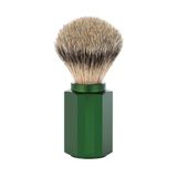 Mühle Tıraş Fırçası - Hexagon Serisi - Silvertip Fiber - Anodize Alüminyum Orman